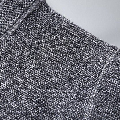 Strickjacke – Sommer-Strickjacke für Männer mit Knöpfen und Taschen-Chaps Herrenmode