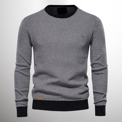 Herren Strickpullover Langarm Rundhalsausschnitt - Eveloria