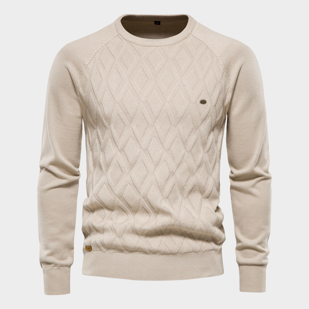 Herren Strickpullover Rundhalsausschnitt - Eveloria