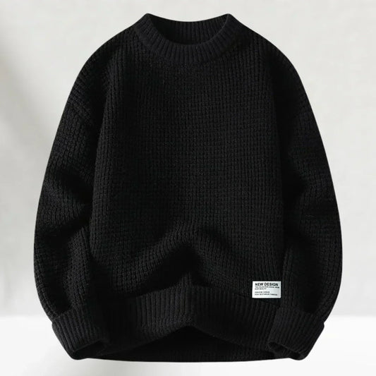 Herren Strickpullover Lockere Passform Rundhalsausschnitt - Eveloria