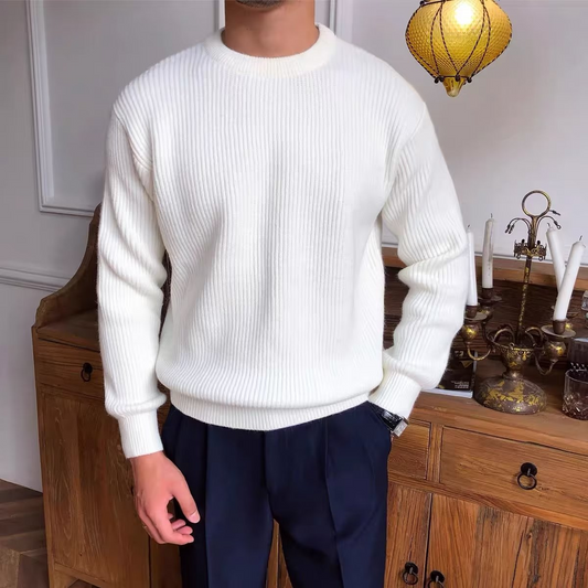 Herren Strickpullover Rippstrick Warm - Eveloria