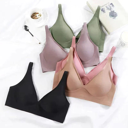 Damen Komfort Bh Nahtlos Soft Beige
