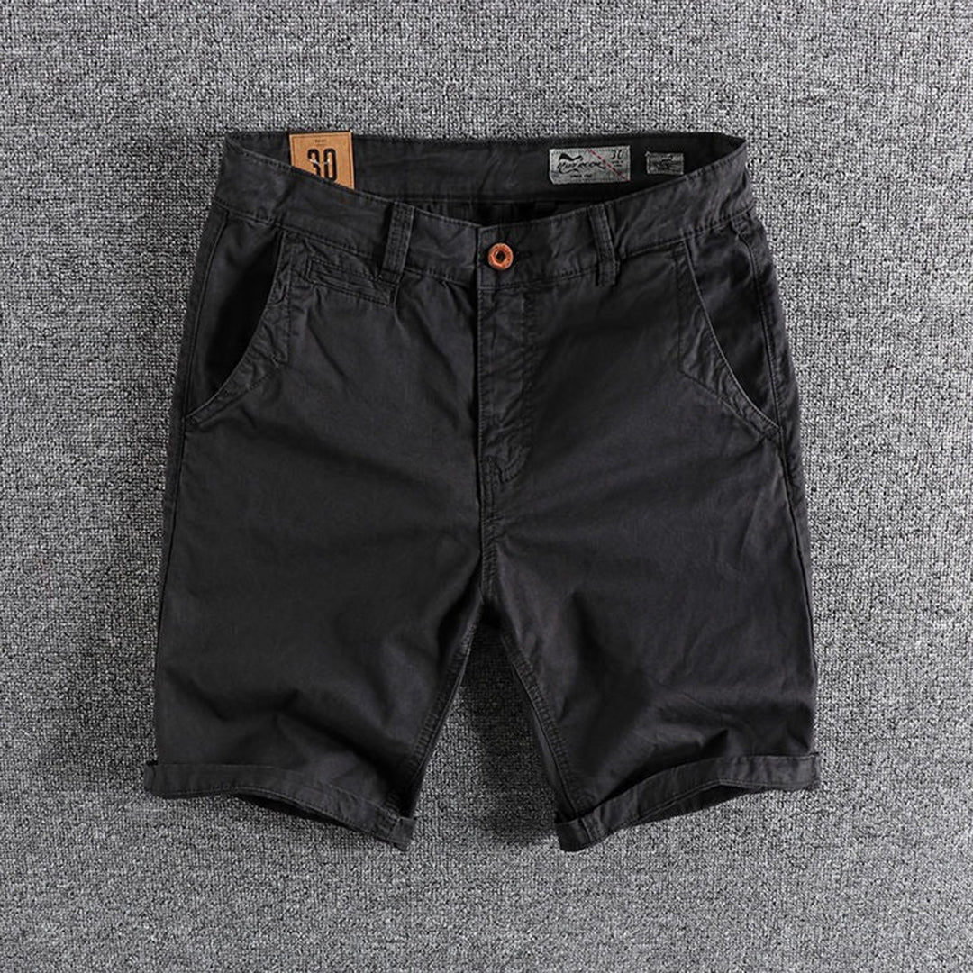 Herren Sommer Shorts Dehnbarer Stretch Denim Blau - Eveloria