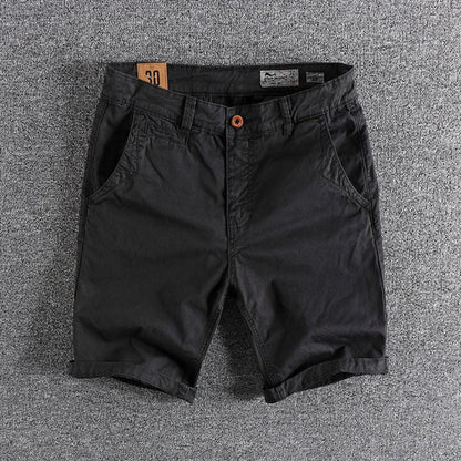 Herren Sommer Shorts Dehnbarer Stretch Denim Blau - Eveloria