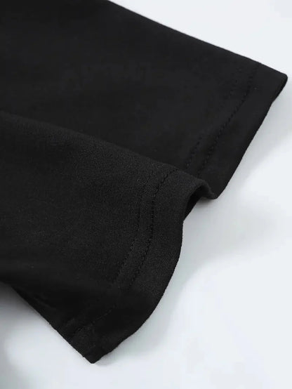 T-Shirt - Casual - Kurze Ärmel - T-Shirt mit Rundhalsausschnitt - Herrenhemden-Chaps Herrenmode