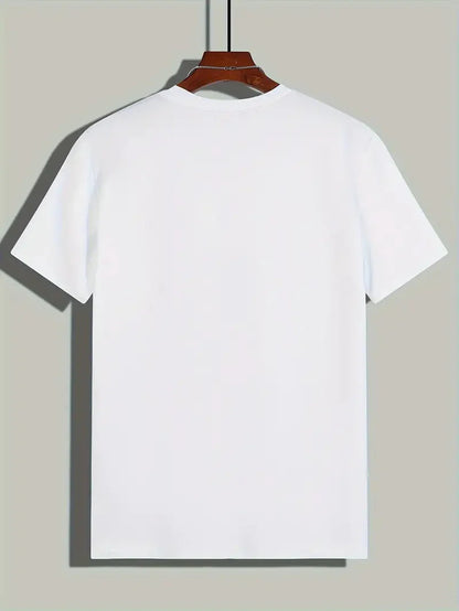 T-Shirt - Casual - Kurze Ärmel - T-Shirt mit Rundhalsausschnitt - Herrenhemden-Chaps Herrenmode