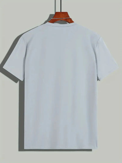 T-Shirt - Casual - Kurze Ärmel - T-Shirt mit Rundhalsausschnitt - Herrenhemden-Chaps Herrenmode