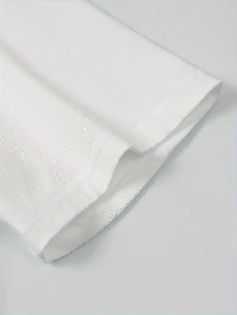 T-Shirt - Casual - Kurze Ärmel - T-Shirt mit Rundhalsausschnitt - Herrenhemden-Chaps Herrenmode