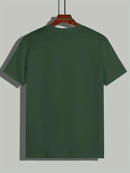 T-Shirt - Casual - Kurze Ärmel - T-Shirt mit Rundhalsausschnitt - Herrenhemden-Chaps Herrenmode