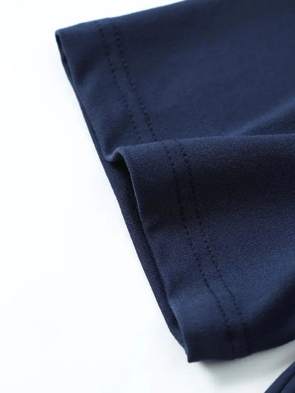 T-Shirt - Casual - Kurze Ärmel - T-Shirt mit Rundhalsausschnitt - Herrenhemden-Chaps Herrenmode