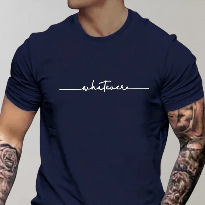 Herren T-Shirt Kurzärmelig Rundhalsausschnitt - Eveloria