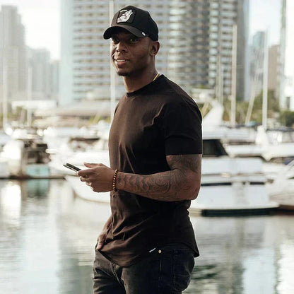 T-Shirt – Slim Fit – Rundhalsausschnitt – Sport-T-Shirt – Herren-T-Shirts-Chaps Herrenmode