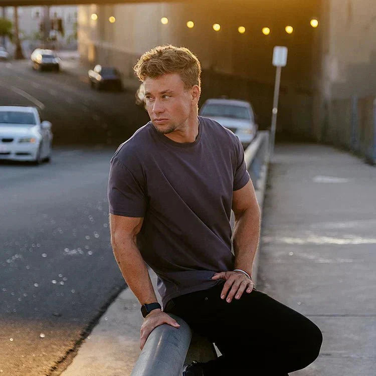 T-Shirt – Slim Fit – Rundhalsausschnitt – Sport-T-Shirt – Herren-T-Shirts-Chaps Herrenmode