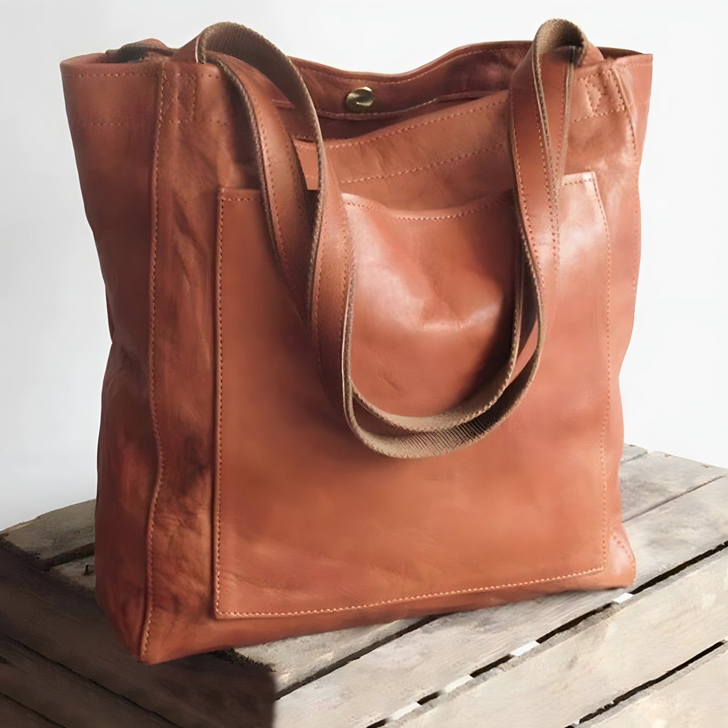 Sorwina Damen Schultertasche Lederoptik Groß