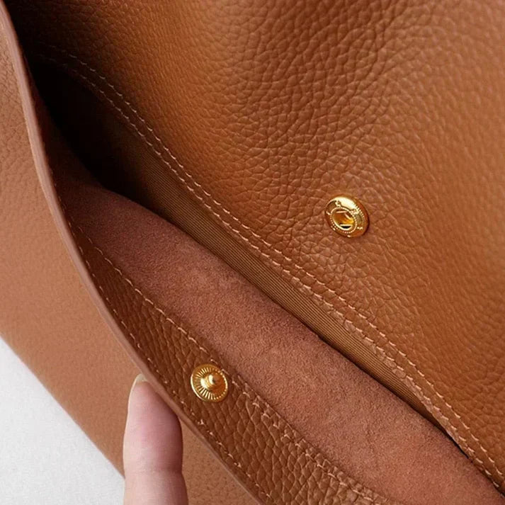 Eveloria Damen Schultertasche Leder