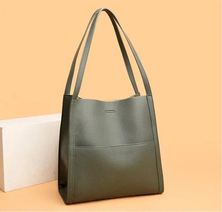 Eveloria Damen Schultertasche Leder