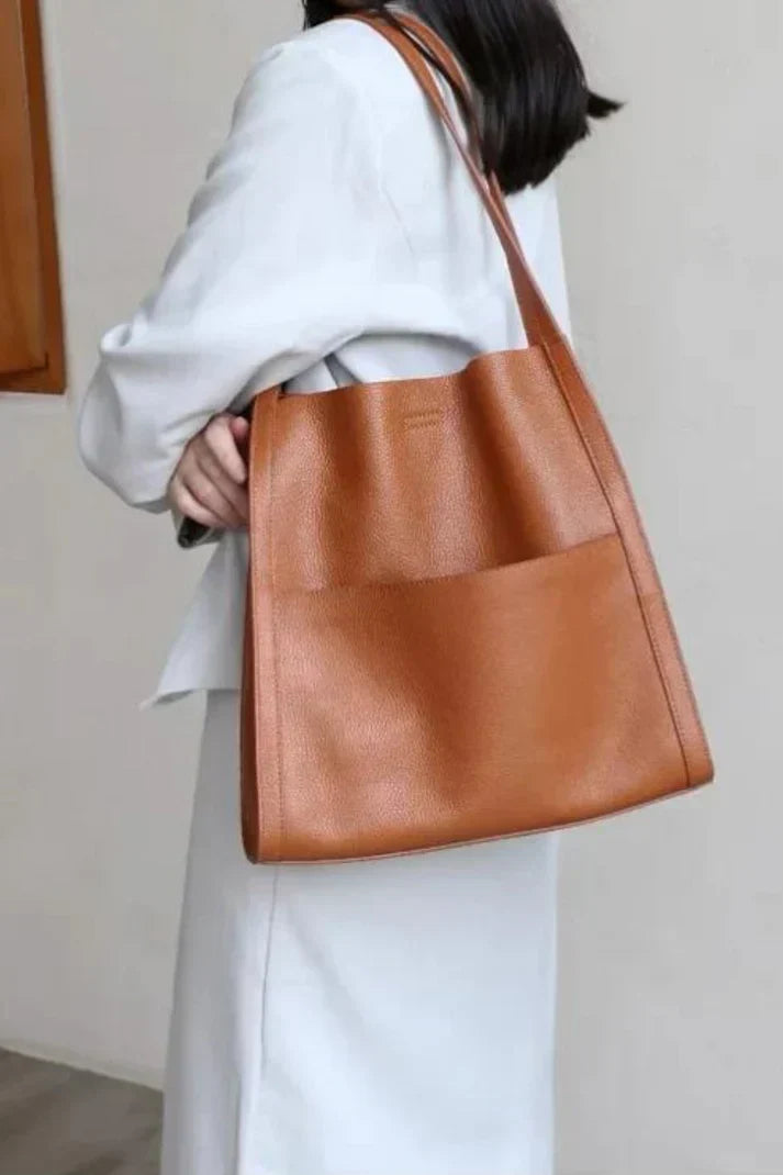 Eveloria Damen Schultertasche Leder