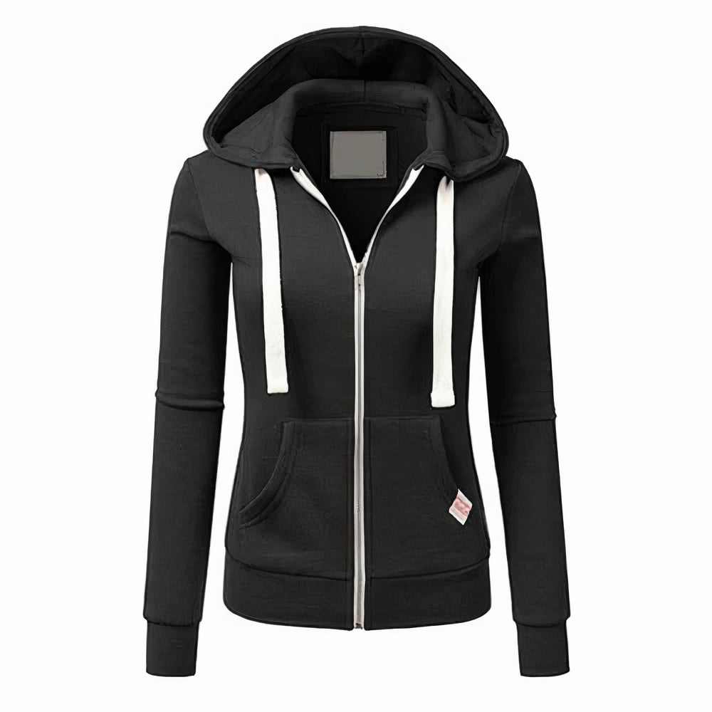 Eveloria Damen Hoodie Reißverschluss Kapuze