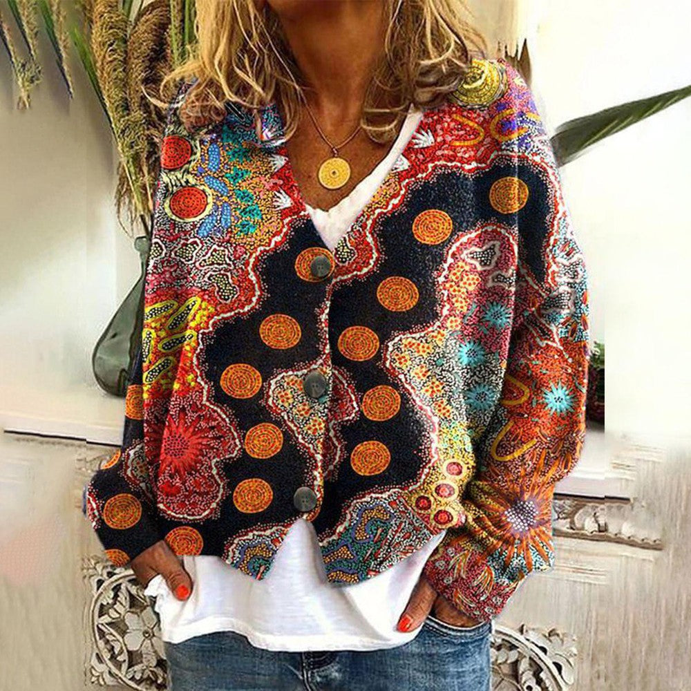 Damen Strickcardigan Bunt - Eveloria