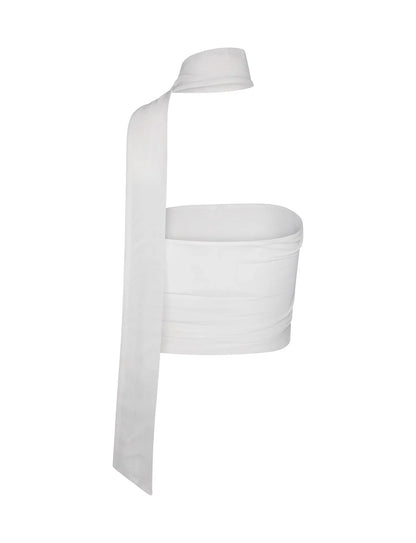 Damen Ärmelloses Neckholder Minimalistisch