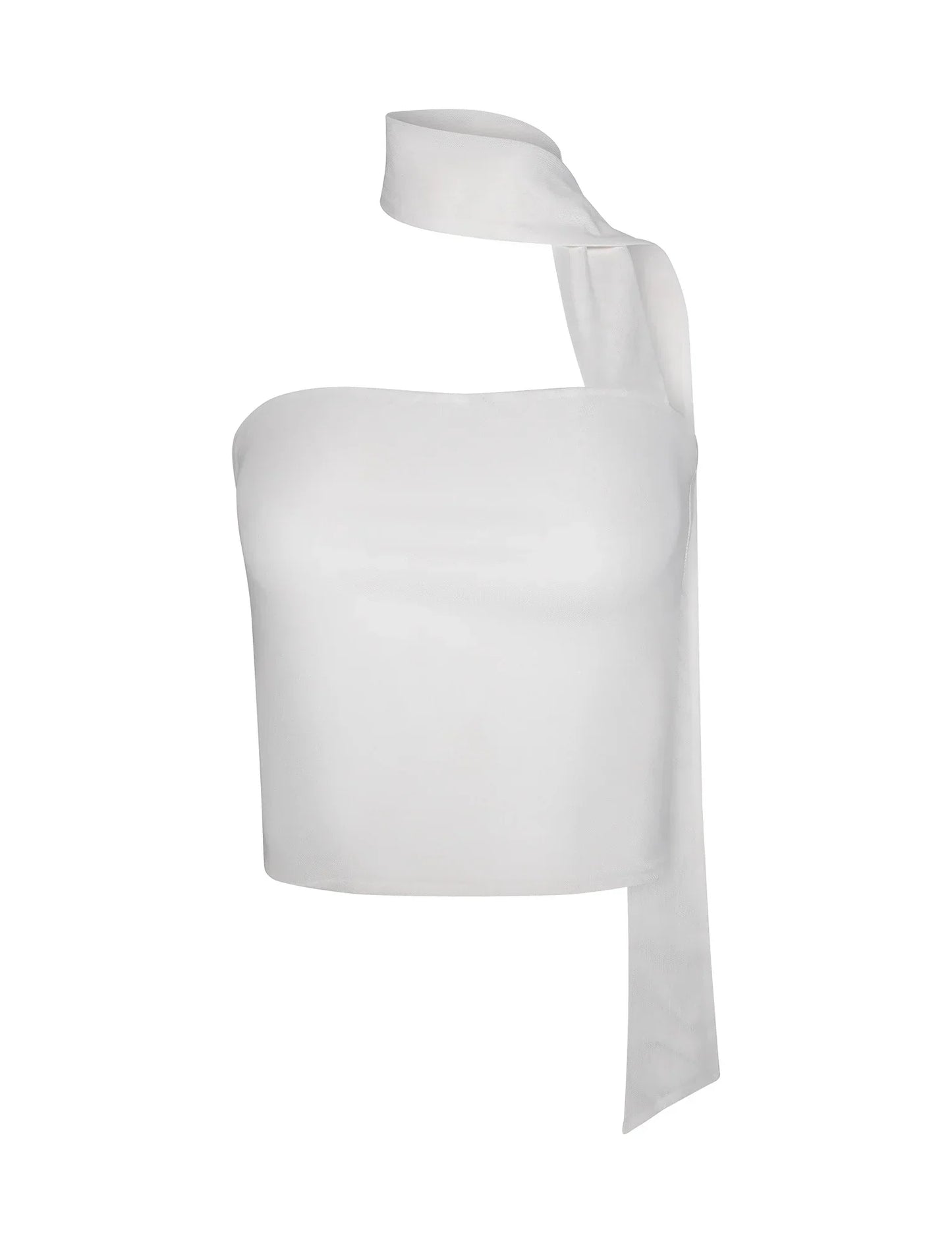 Damen Ärmelloses Neckholder Minimalistisch