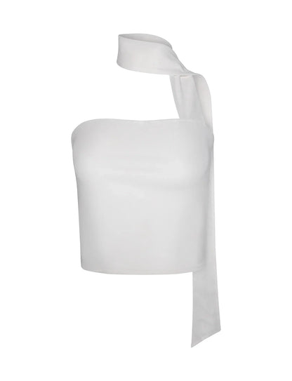 Damen Ärmelloses Neckholder Minimalistisch