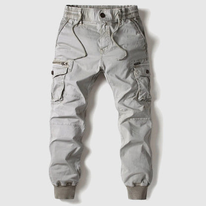 Stanhope Herren Cargohose Elastischer Bund Multi-Taschen