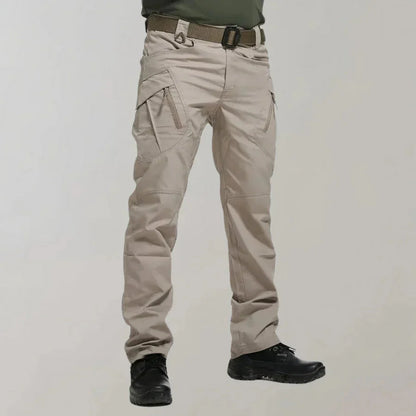 Taktische Hose | Elastisch | Gerade geschnittenes Bein | Cargohose | Herren-Khaki-M-Chaps Herrenmode