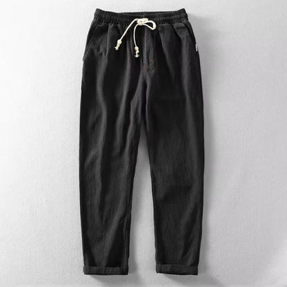 HerrenLockerhose Kordelzug Baumwolle Bequem
