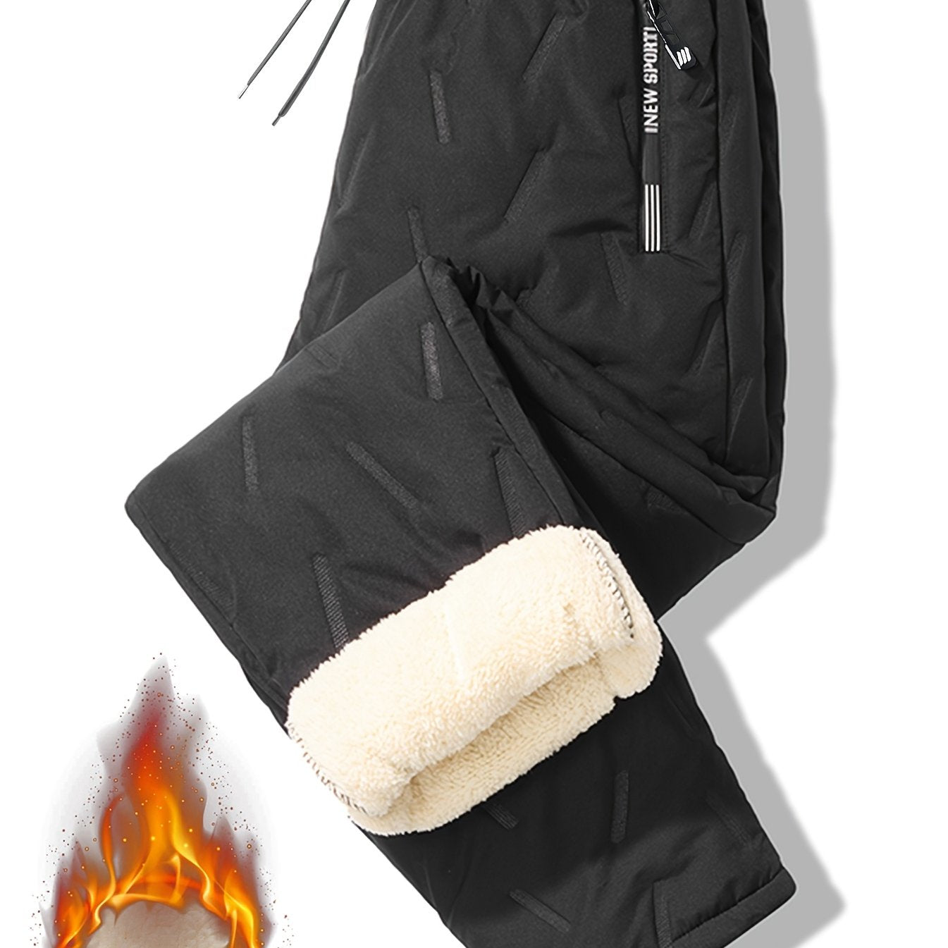Eveloria Herren Thermohose Winddicht Wasserabweisend Vollständig Länge - Eveloria