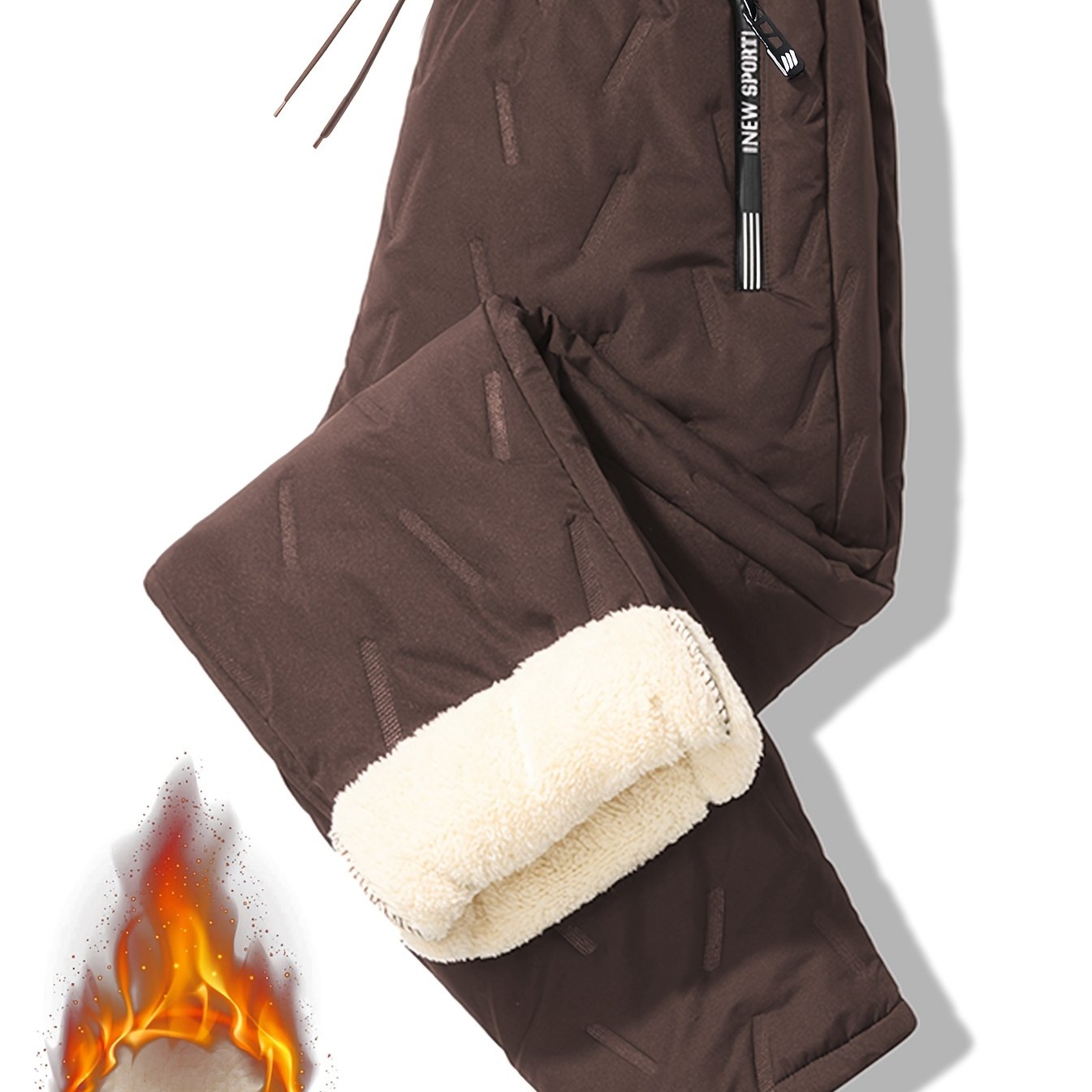 Eveloria Herren Thermohose Winddicht Wasserabweisend Vollständig Länge