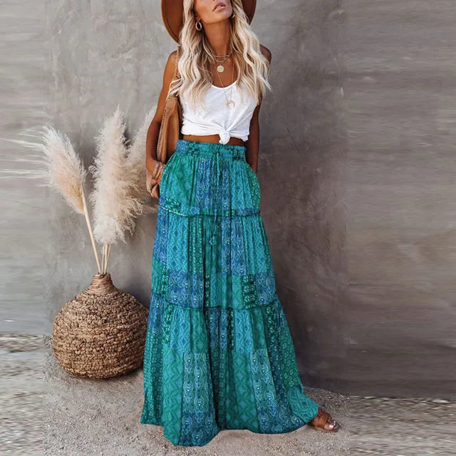 Eveloria Damen Eleganter Langer Rock