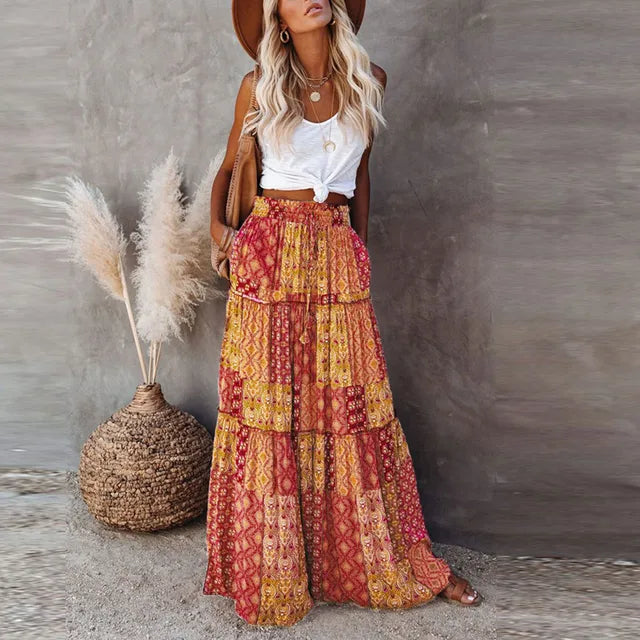 Eveloria Damen Eleganter Langer Rock
