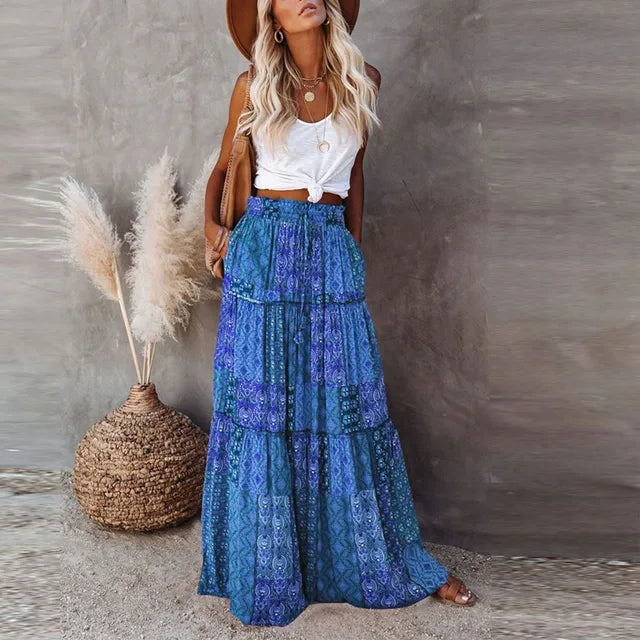 Eveloria Damen Eleganter Langer Rock