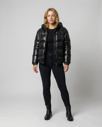 Unisex Daunenpufferjacke