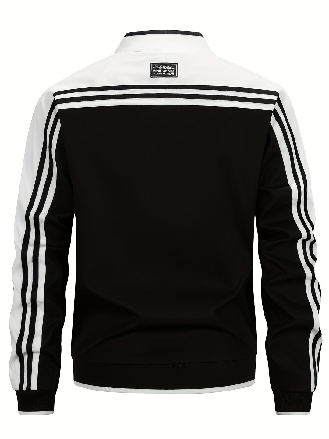 Trainingsjacke - Zip-Up - Gestreift - Sportjacke - Herrenbekleidung-Chaps Herrenmode