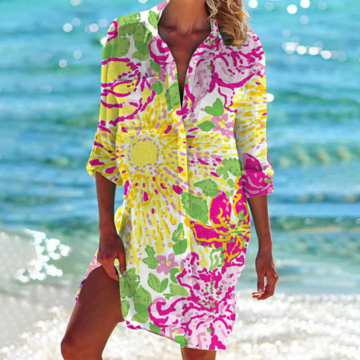 Damen Allgemeines Kleid Schick Entspannt