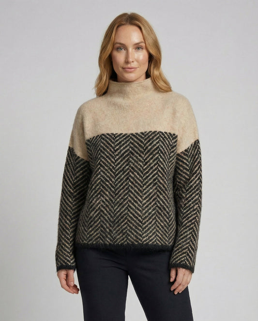 Weicher Damen Kaschmir Rollkragenpullover - Eveloria