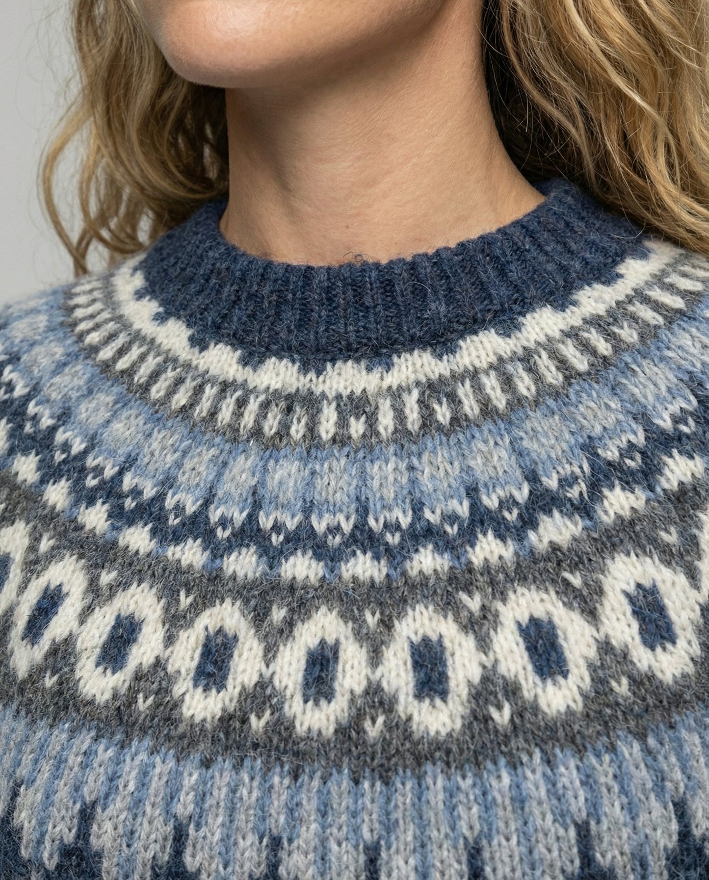 Damen Nordischer Strickpullover