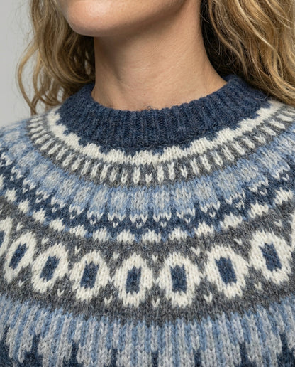 Damen Nordischer Strickpullover