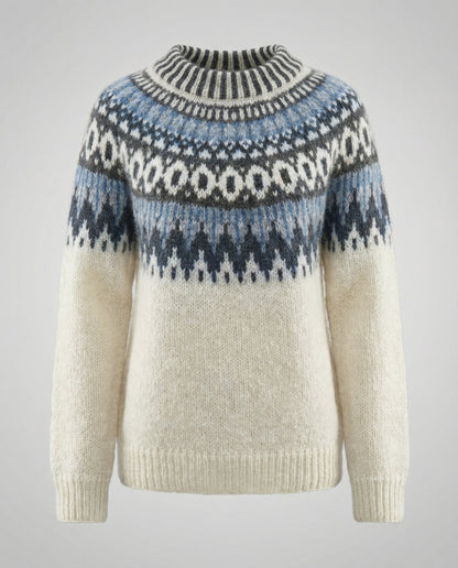 Damen Nordischer Strickpullover