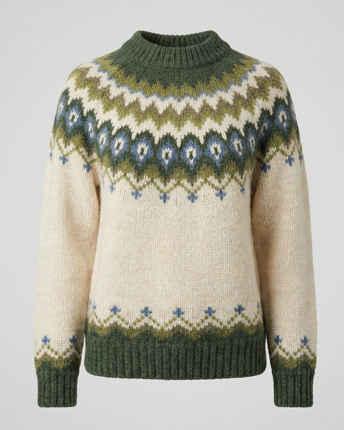 Damen Nordischer Strickpullover
