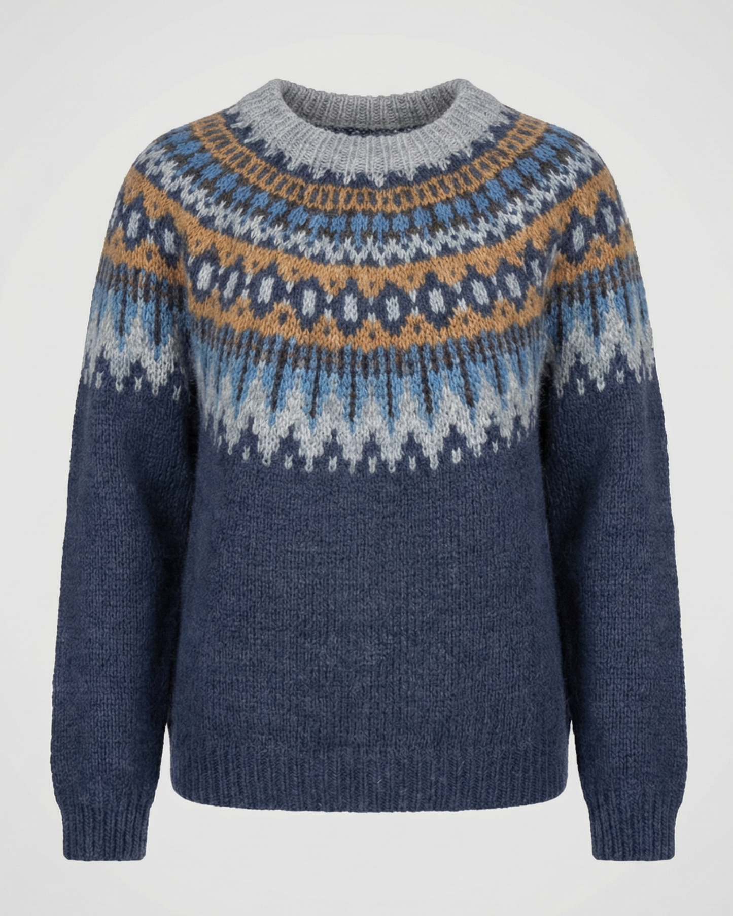 Damen Nordischer Strickpullover