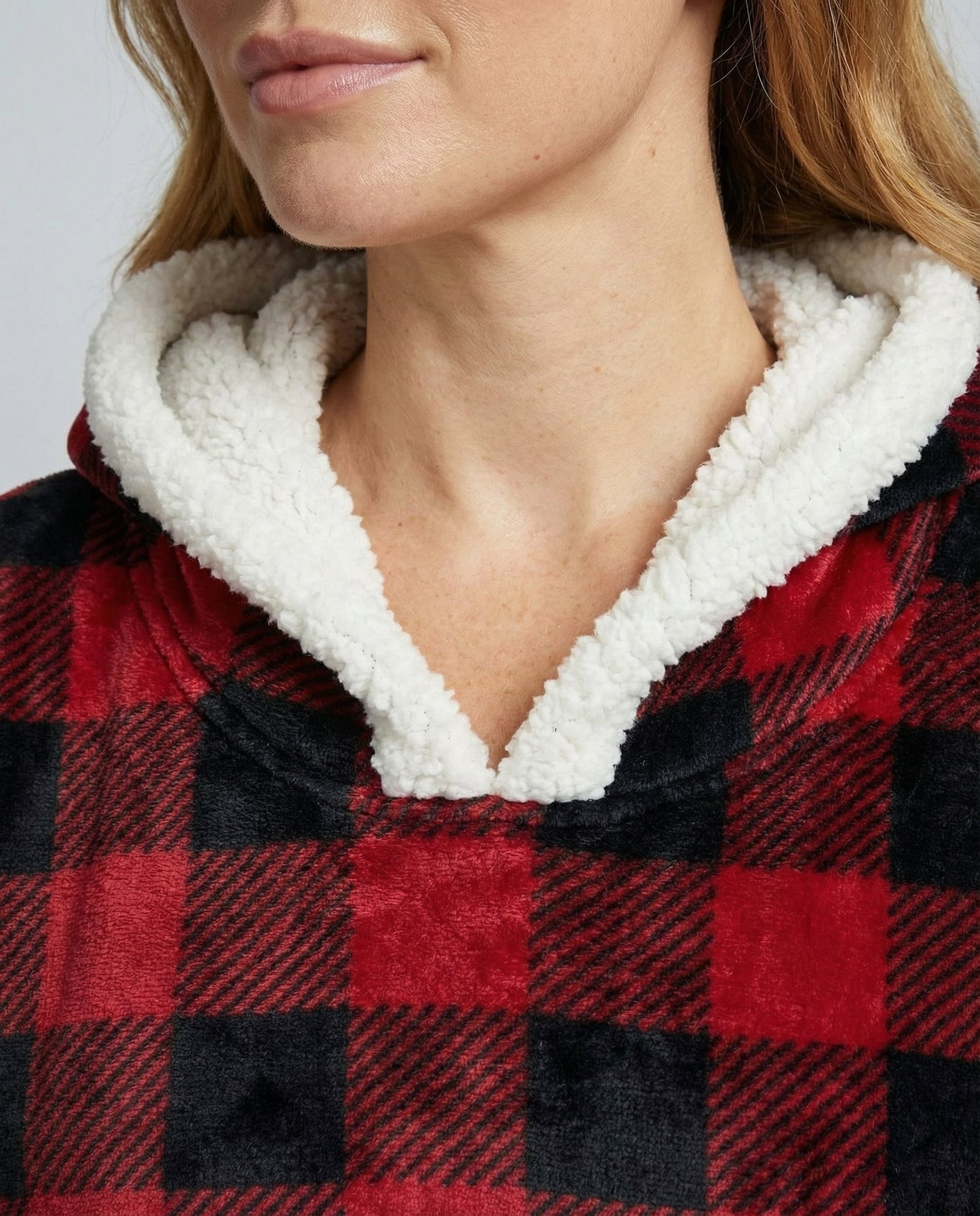 Damen Thermo Fleece Kapuzenpullover