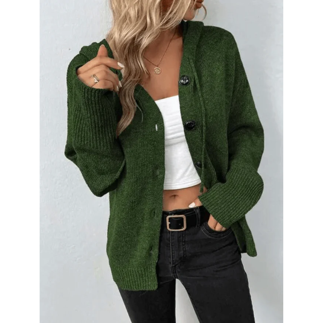 Damen Langstrickcardigan Warm
