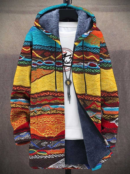 Elegante Damen-Designerjacke Künstlerdruck