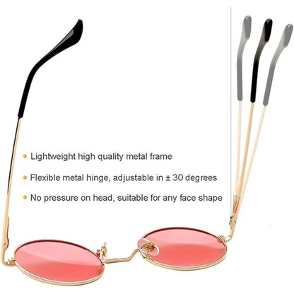 Eveloria Damen Runde Polarisierte Sonnenbrille