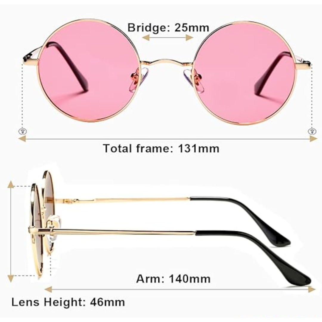 Eveloria Damen Runde Polarisierte Sonnenbrille