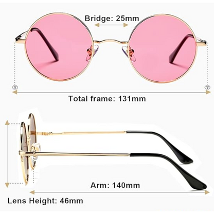 Eveloria Damen Runde Polarisierte Sonnenbrille