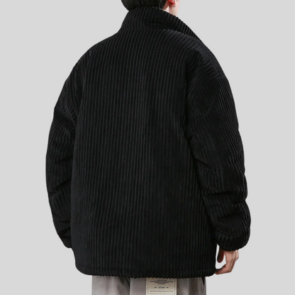 Eveloria Herren Cordjacke Stilvoll Braun